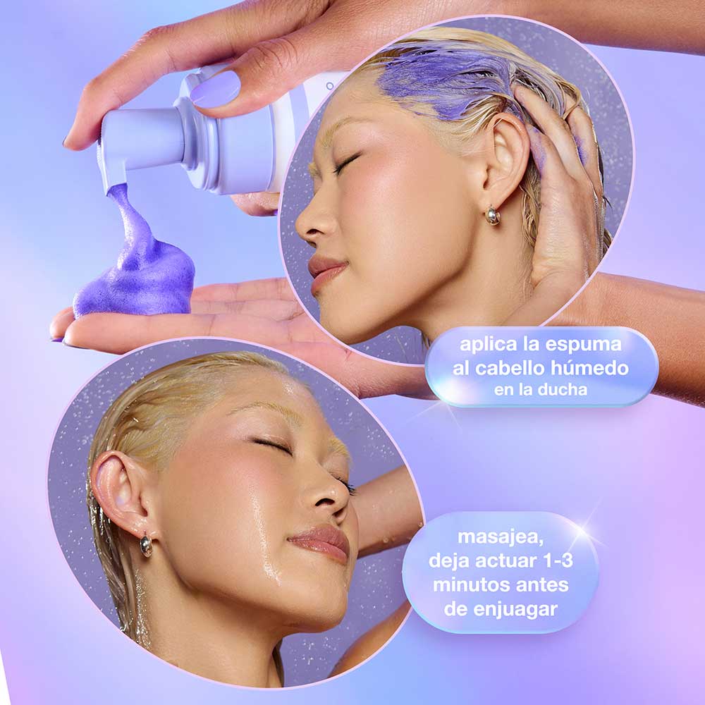 TRIPLEBRIGHT OXIDATION DEFENSE PURPLE SHAMPOO FOAM (SHAMPOO MORADO EN ESPUMA)